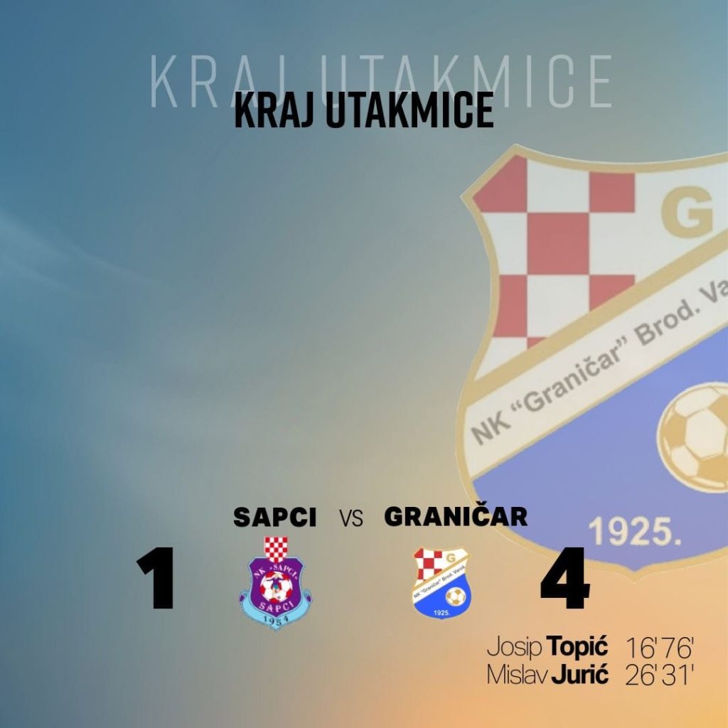 Druga ŽNL BPŽ istok: Graničari nezaustavljivo jure
