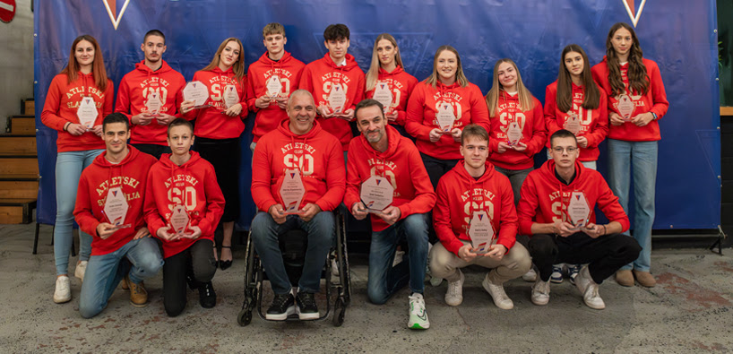 Proglašenje najboljih atletičara Atletskog kluba “Slavonija-Žito” Osijek za 2024. godinu